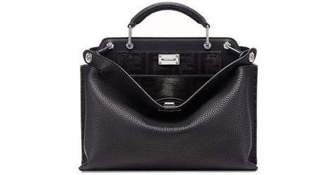 fendi peekaboo black large|Altro.